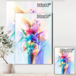 " Abstract Colorful Spring Flowers " - Image 4