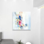 " Abstract Mi Alegria, Modern & Contemporary Pink " by Oliver Gal - Image 5