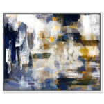 " Abstract Nadando, Modern & Contemporary Blue " by Oliver Gal - Image 5