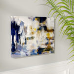 " Abstract Nadando, Modern & Contemporary Blue " by Oliver Gal
