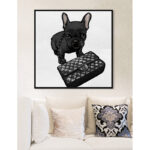 " Animals Classy Frenchie Noir, Glam Black " by Oliver Gal - Image 7