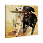 " Animals Playtime, Cabin / Lodge Black " by Oliver Gal - Image 7