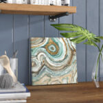 " Aqua Geode Stone "