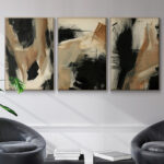 " Baked Paintstrokes I " 3 - Pieces - Image 7