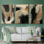 " Baked Paintstrokes I " 3 - Pieces - Image 8