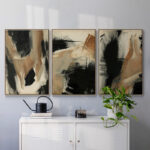 " Baked Paintstrokes I " 3 - Pieces - Image 2
