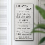 " Bathroom Rules " - Image 5