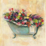 " Bathtub Bouquet I " by Carol Rowan - Image 2