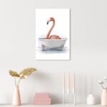 " Bathtub Flamingo " - Image 3