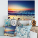 " Beautiful Sunrise Over Blue Sea " - Image 5