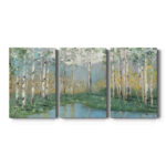 " Birch River Reflections " 3 - Pieces - Image 6