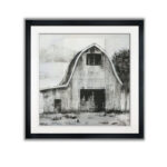 " Black And White Barn II " - Image 6
