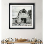 " Black And White Barn II " - Image 4