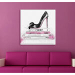 " Black Shoe And Pink Lady Books " - Image 3