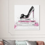 " Black Shoe And Pink Lady Books " - Image 6