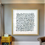 " Blue Gray Tessera II " Painting Print - Image 3