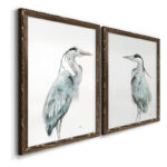 " Blue Heron I " 2 - Pieces - Image 3