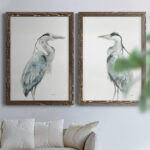 " Blue Heron I " 2 - Pieces - Image 5