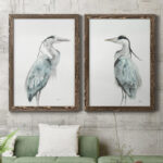 " Blue Heron I " 2 - Pieces - Image 6