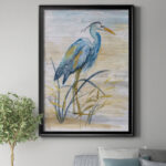 " Blue Heron I " by J Paul Painting Print