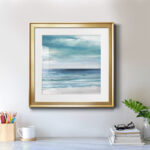 " Blue Silver Shore II " Painting Print - Image 2
