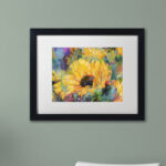 " Blue Sunflowers " by Richard Wallich - Image 2
