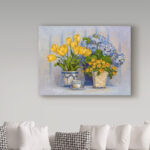 " Blue White " by Barbara Mock - Image 2