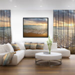 " Bright Cloudy Sunset In Calm Ocean " - Image 3