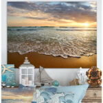 " Bright Cloudy Sunset In Calm Ocean " - Image 6