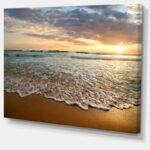 " Bright Cloudy Sunset In Calm Ocean " - Image 7