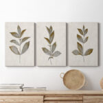 " Bronze Leaf I " 3 - Pieces - Image 6