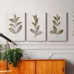 " Bronze Leaf I " 3 - Pieces - Image 2