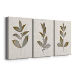 " Bronze Leaf I " 3 - Pieces - Image 3