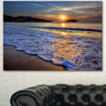 " Calm Seashore With Blue Waves "