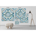 " Caribbean Tile I Acrylic " - Image 2