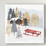 " Christmas Chalet II " by Victoria Borges Painting Print - Image 2