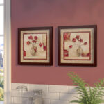 " Cinq Tulipes " 2 - Pieces - Image 2