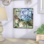 " Colorful Hydrangeas With Antique French Backdrop " - Image 2