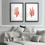 " Coral Kelp I " by Vincent Van Gogh 2 - Pieces - Image 2