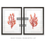 " Coral Kelp I " by Vincent Van Gogh 2 - Pieces - Image 3