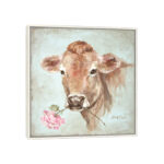 " Cow With Rose " - Image 3