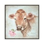 " Cow With Rose " - Image 4