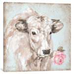 " Cow With Rose II " by Debi Coules - Image 2