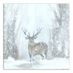 " Deer In Winter Wonderland " - Image 2