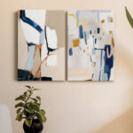 " Diagramme I " 2 - Pieces Painting Print
