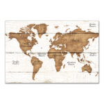 " Distressed World Map " - Image 4