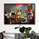 " Dogs Playing Poker "