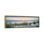 " Dune Beach Panorama At Sunset " by Jan Becke