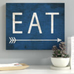 " Eat With Arrow Blue " by Daphne Polselli