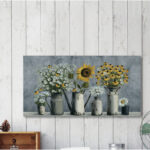 " Eccentric Sunflower " Painting Print - Image 2